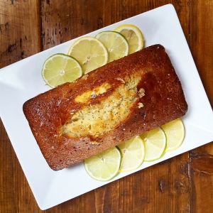 Lemon and lime drizzle loaf by Home Delish